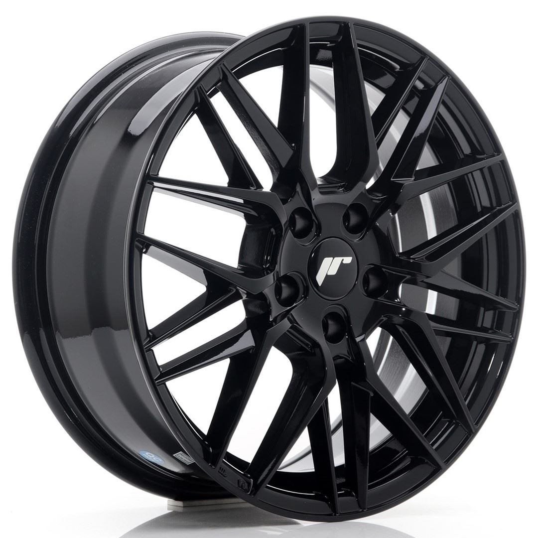 JR Wheels JR28 17x8 ET40 4x100 Glossy Black