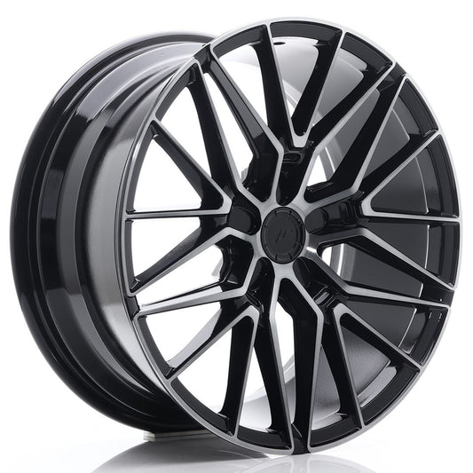 JR Wheels JR38 18x8 ET42 5x112 Black Brushed w/Tinted Face