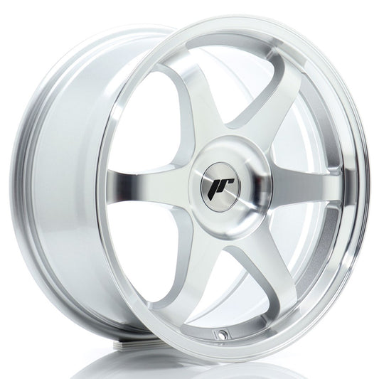 JR Wheels JR3 18x8 Silver Machined Face