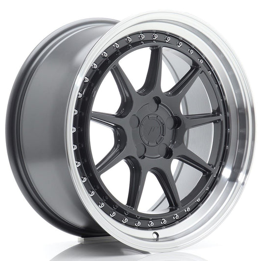 JR Wheels JR47 19x8,5 ET15-35 5H BLANK Hyper Gray w/Machined Lip