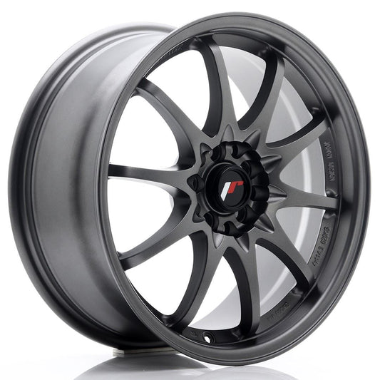 JR Wheels JR5 15x7 ET35 4x100 Matt Gun Metal