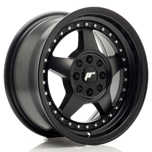 JR Wheels JR6 17x9 ET20-35 5H BLANK Matt Black