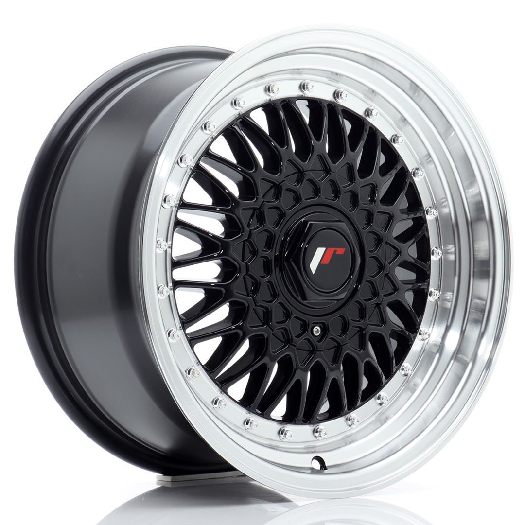 JR Wheels JR9 17x8,5 ET35 5x112/120 Gloss Black w/Machined Lip