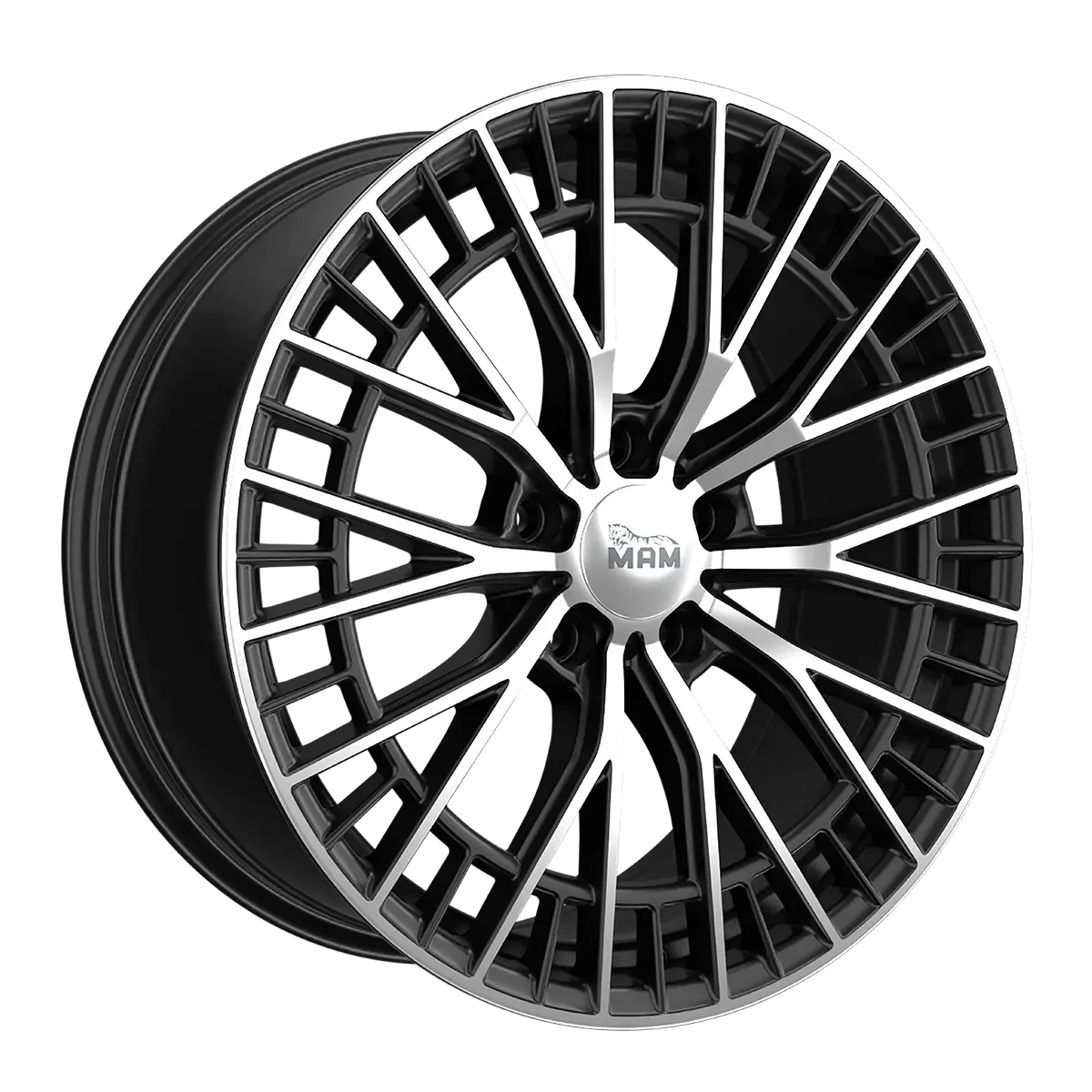 MAM Felgen GT2 19, 8.5, 5, 112, 30.1, 66.6, BLACK FRONT POLISH,