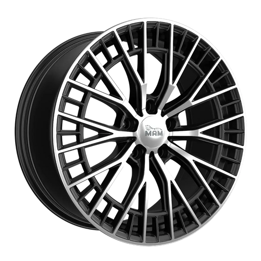 MAM Felgen GT2 19, 8.5, 5, 112, 30.1, 66.6, BLACK FRONT POLISH,