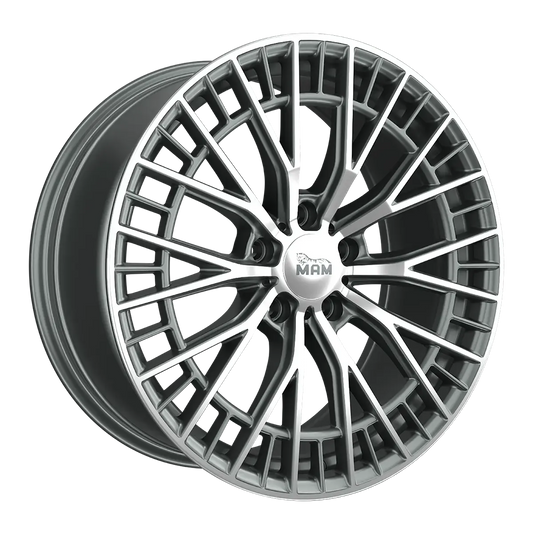 MAM Felgen GT2 19, 8.5, 5, 112, 30.1, 66.6, PALLADIUM FRONT POLISH,
