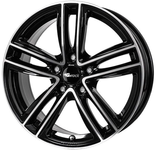 RC DESIGN RC27 17, 7, 5, 108, 50, 63.4, Schwarz Glanz Voll-Poliert,