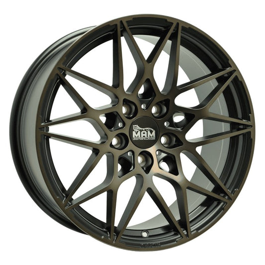 MAM Felgen B2 18, 8, 5, 112, 30, 72.6, MATT BLACK BRONZE,