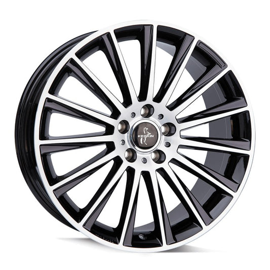 Keskin Tuning KT18 17, 7, 5, 114.3, 40, 72.6, BLACK FRONT POLISH,