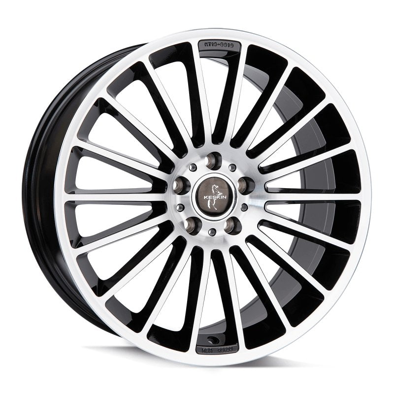 Keskin Tuning KT15 17, 7, 5, 112, 48, 66.6, BLACK FRONT POLISH,