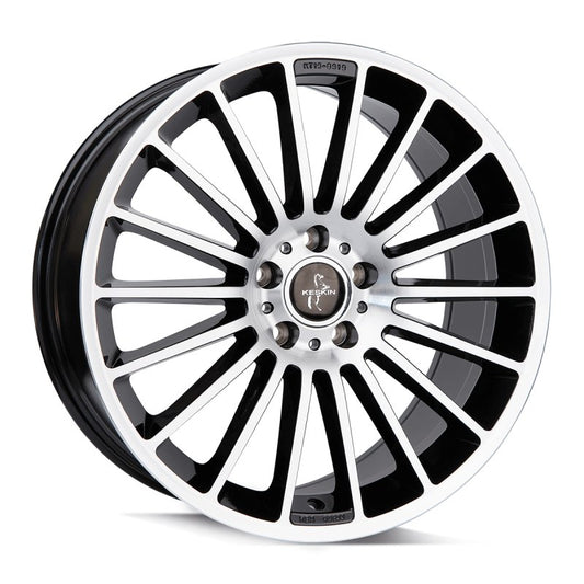 Keskin Tuning KT15 17, 7, 5, 114.3, 40, 72.6, BLACK FRONT POLISH,