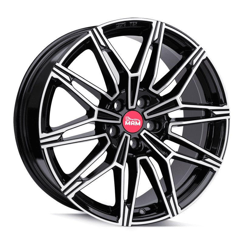 MAM Felgen B3N 19, 8.5, 5, 112, 30, 66.65, BLACK FRONT POLISH,