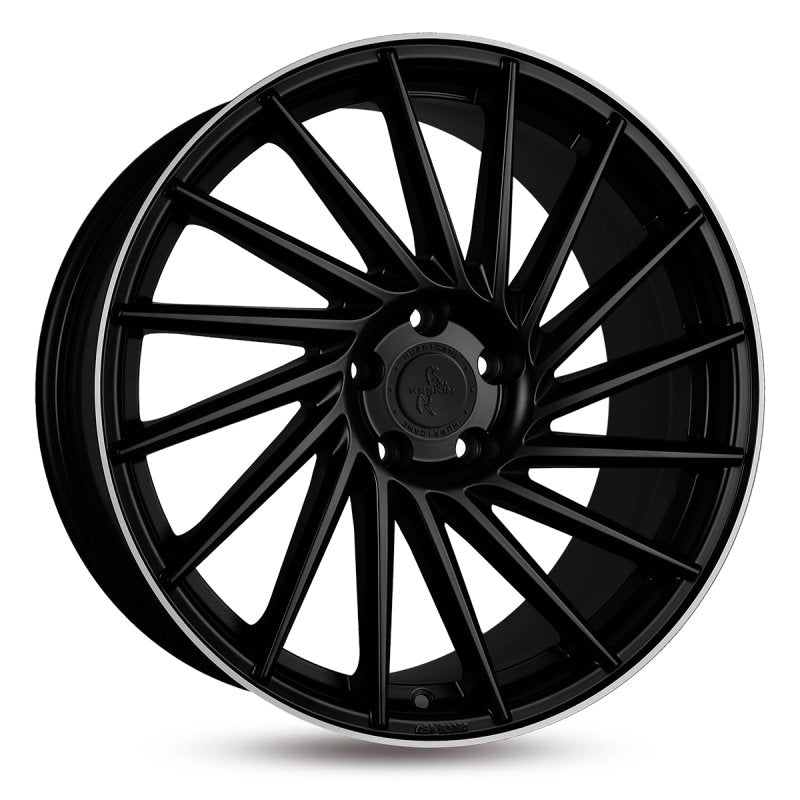 Keskin Tuning KT17 19, 8.5, 5, 112, 30, 72.6, MATT BLACK LIP POLISH,