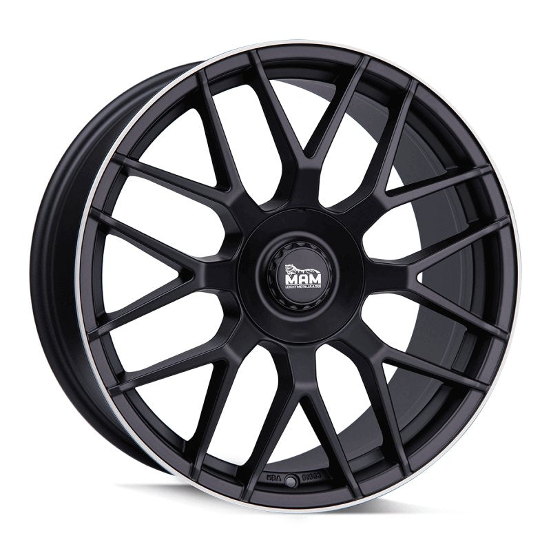 MAM Felgen GT1 17, 7.5, 5, 112, 35, 72.6, MATT BLACK LIP POLISH,