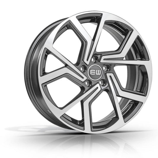 Elite Wheels CYCLONE 17, 7, 5, 100, 40, 57.06, PALLADIUM POLISHED,