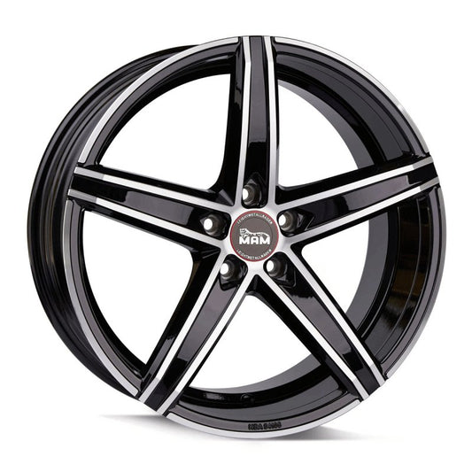 MAM Felgen OX-18 19, 8.5, 5, 112, 45, 66.6, BLACK FRONT POLISH,