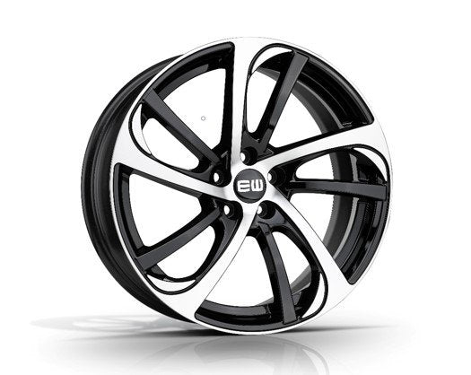 Elite Wheels STORM 17, 7.5, 5, 108, 42, 67.1, black polished,