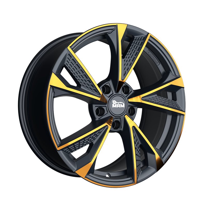 MAM Felgen RS6 18, 8, 5, 112, 45, 66.6, MATT BLACK FRONT COPPER,