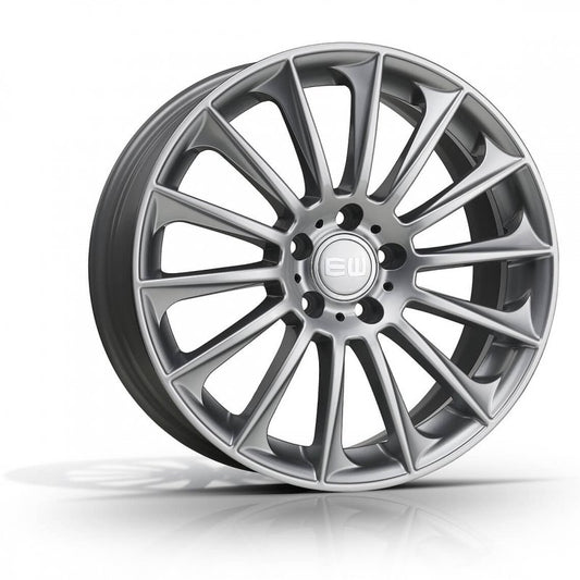 Elite Wheels WILD BEAUTY 17, 7.5, 5, 112, 35, 66.5, CRYSTAL SILVER,