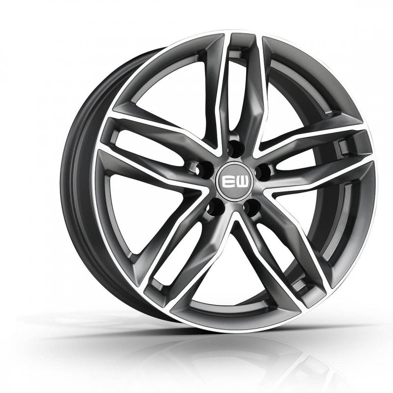 Elite Wheels MUST 17, 7.5, 5, 100, 35, 57.06, PALLADIUM MATT POLISHED,