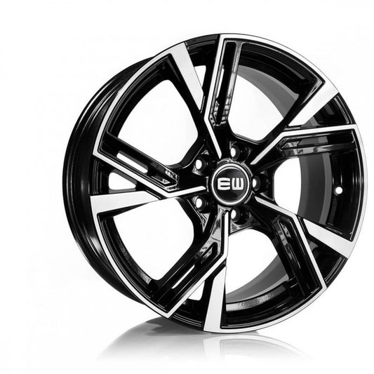 Elite Wheels THOTH 18, 8, 5, 112, 45, 66.45, black polished,