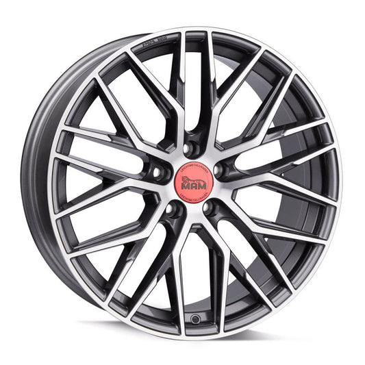 MAM Felgen RS4 19, 8.5, 5, 108, 45, 72.6, PALLADIUM FRONT POLISH,