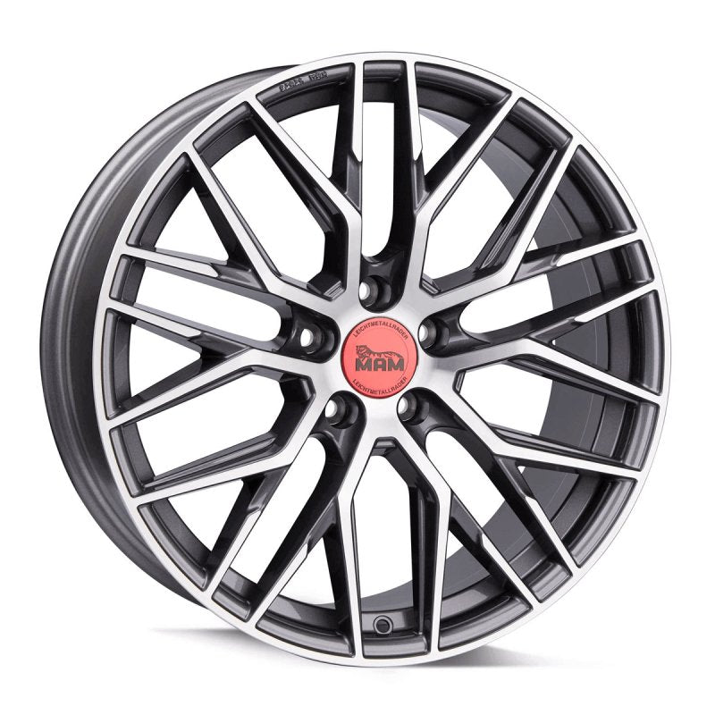 MAM Felgen RS4 19, 8.5, 5, 112, 30, 72.6, PALLADIUM FRONT POLISH,