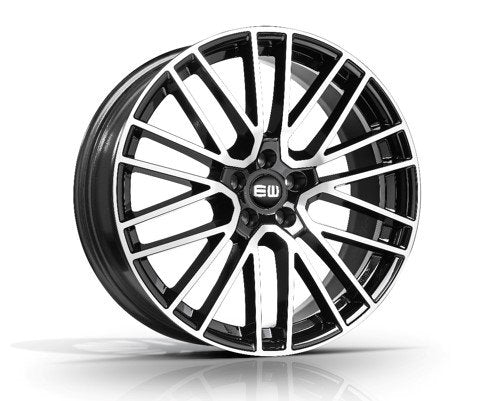 Elite Wheels TITANIUM 19, 8.5, 5, 112, 45, 66.6, black polished,