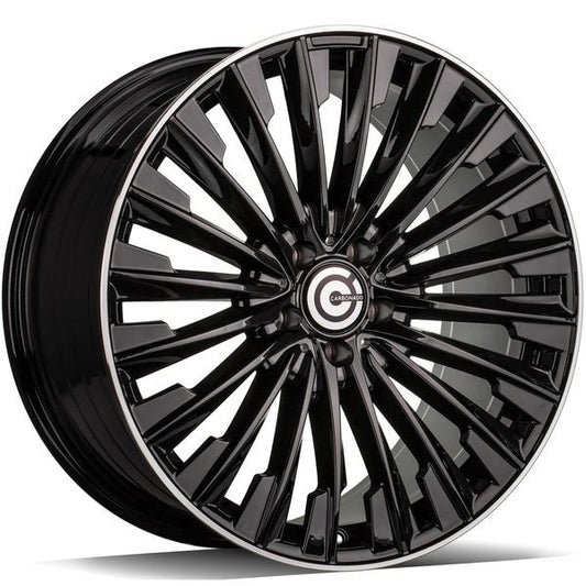 Janta aliaj Carbonado Action 8.5x20 5x112 et30  Black Glossy Lip Polished