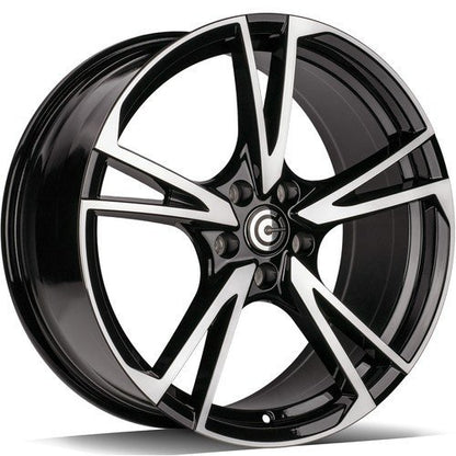 Janta aliaj Carbonado ADVANCED 8x18 5x112 et40  Black Front Polished