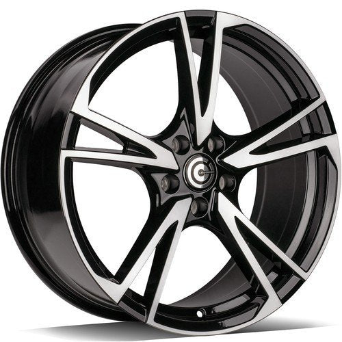 Janta aliaj Carbonado ADVANCED 8x18 5x112 et40  Black Front Polished