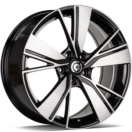 Janta aliaj Carbonado Alien 8x18 5x112 et40  Black Front Polished