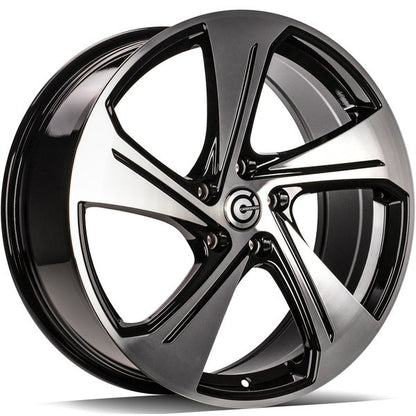 Janta aliaj Carbonado Aqua 8x19 5x112 et45 FP - Black Front Polished