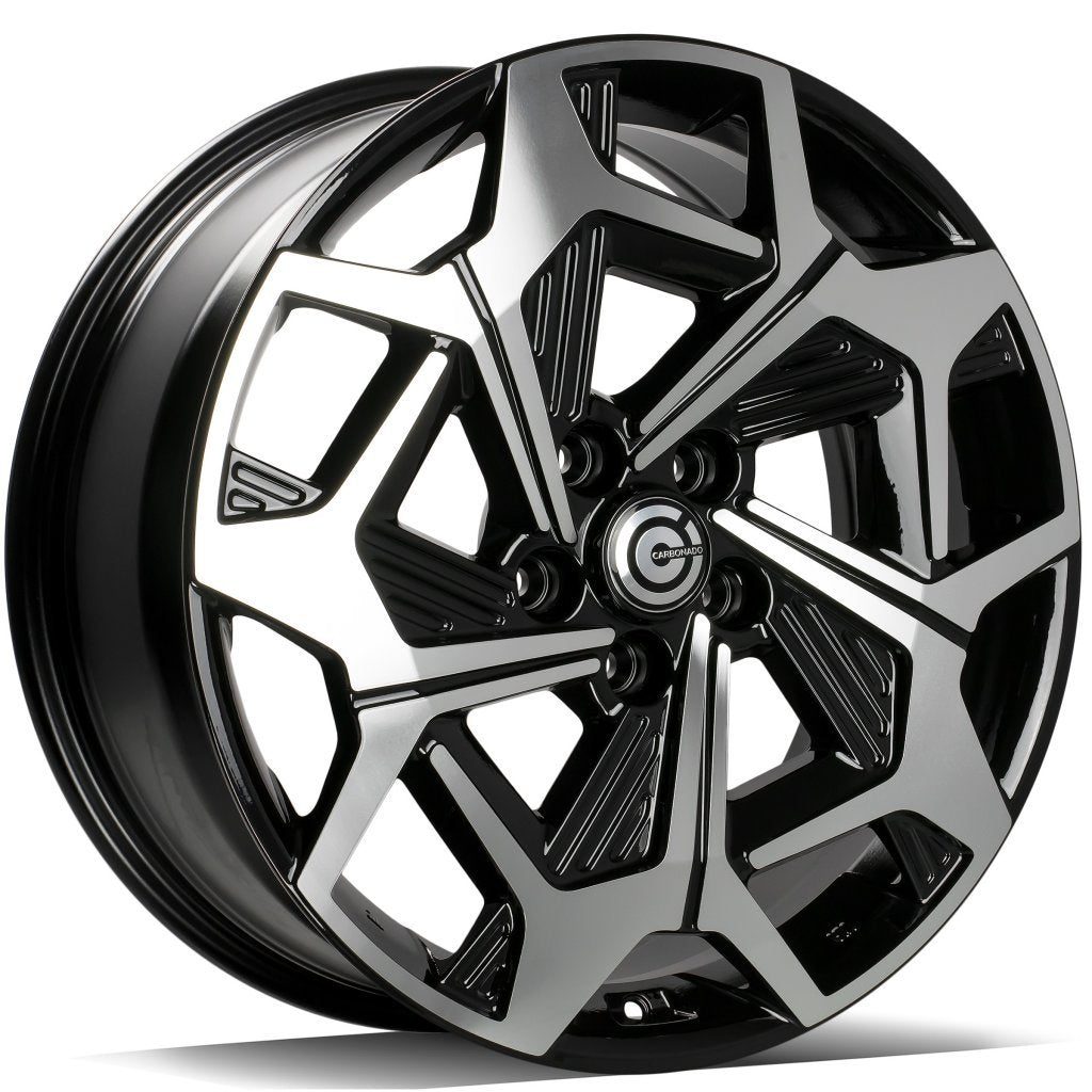 Janta aliaj Carbonado BULLET 7.5x19 5x114.3 et49  Black Front Polished