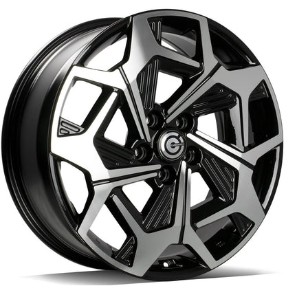 Janta aliaj Carbonado BULLET 7.5x19 5x114.3 et49  Black Front Polished