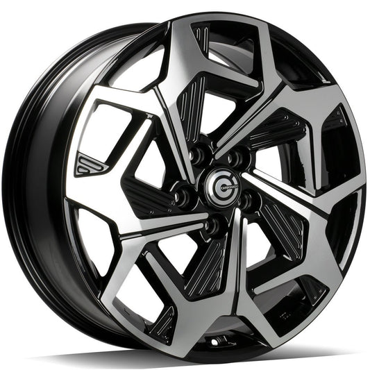 Janta aliaj Carbonado BULLET 7.5x19 5x114.3 et49  Black Front Polished