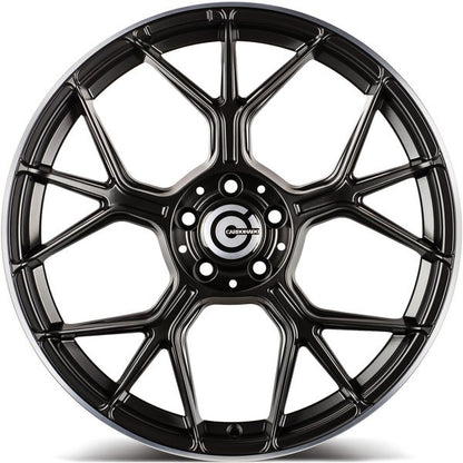 Janta aliaj Carbonado Chief 8.5x20 5x112 et35 MBLP - Deep Matt Black Lip Polished