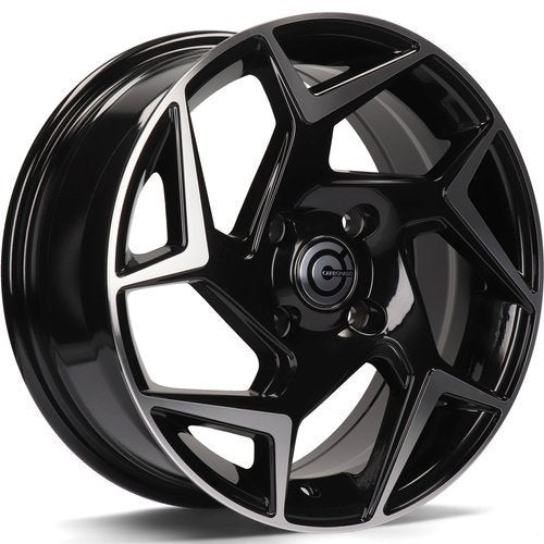 Janta aliaj Carbonado Clipper 6.5x15 4x108 et40  Black Front Polished
