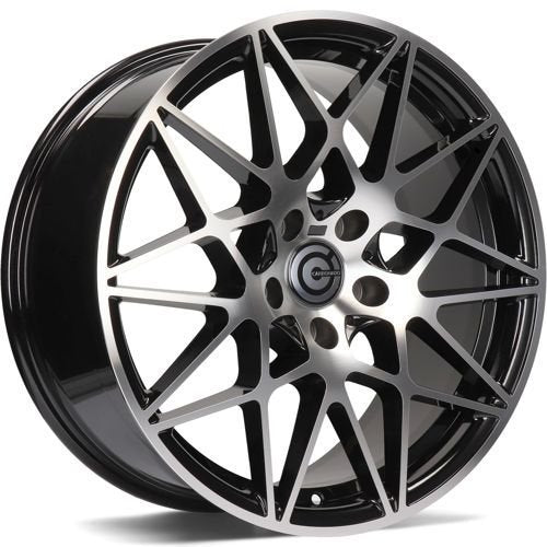 Janta aliaj Carbonado Crazy 8.5x18 5x120 et35  Black Front Polished