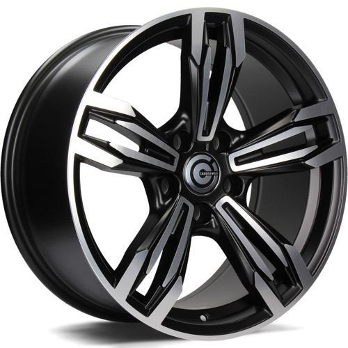 Janta aliaj Carbonado Dynamite 8.5x18 5x120 et30  Matt Black Front Polished