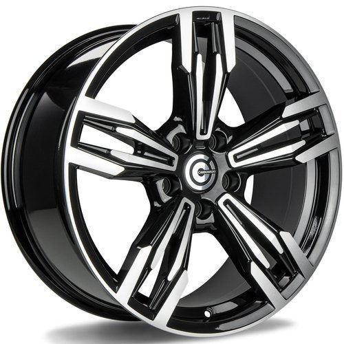 Janta aliaj Carbonado Dynamite 8.5x19 5x120 et33  Black Front Polished