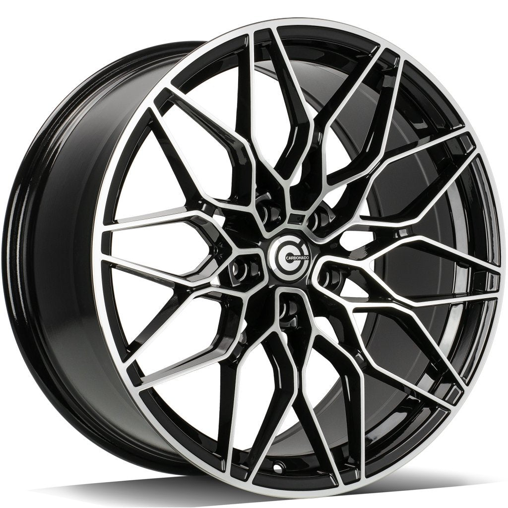 Janta aliaj Carbonado EMERALD 9x19 5x112 et35  Black Front Polished