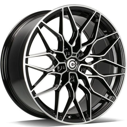 Janta aliaj Carbonado EMERALD 9x19 5x112 et35  Black Front Polished
