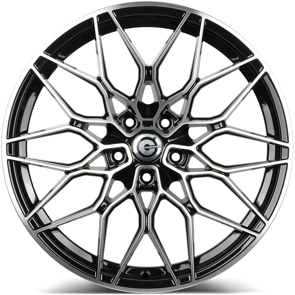 Janta aliaj Carbonado EMERALD 8x19 5x112 et25  Black Front Polished