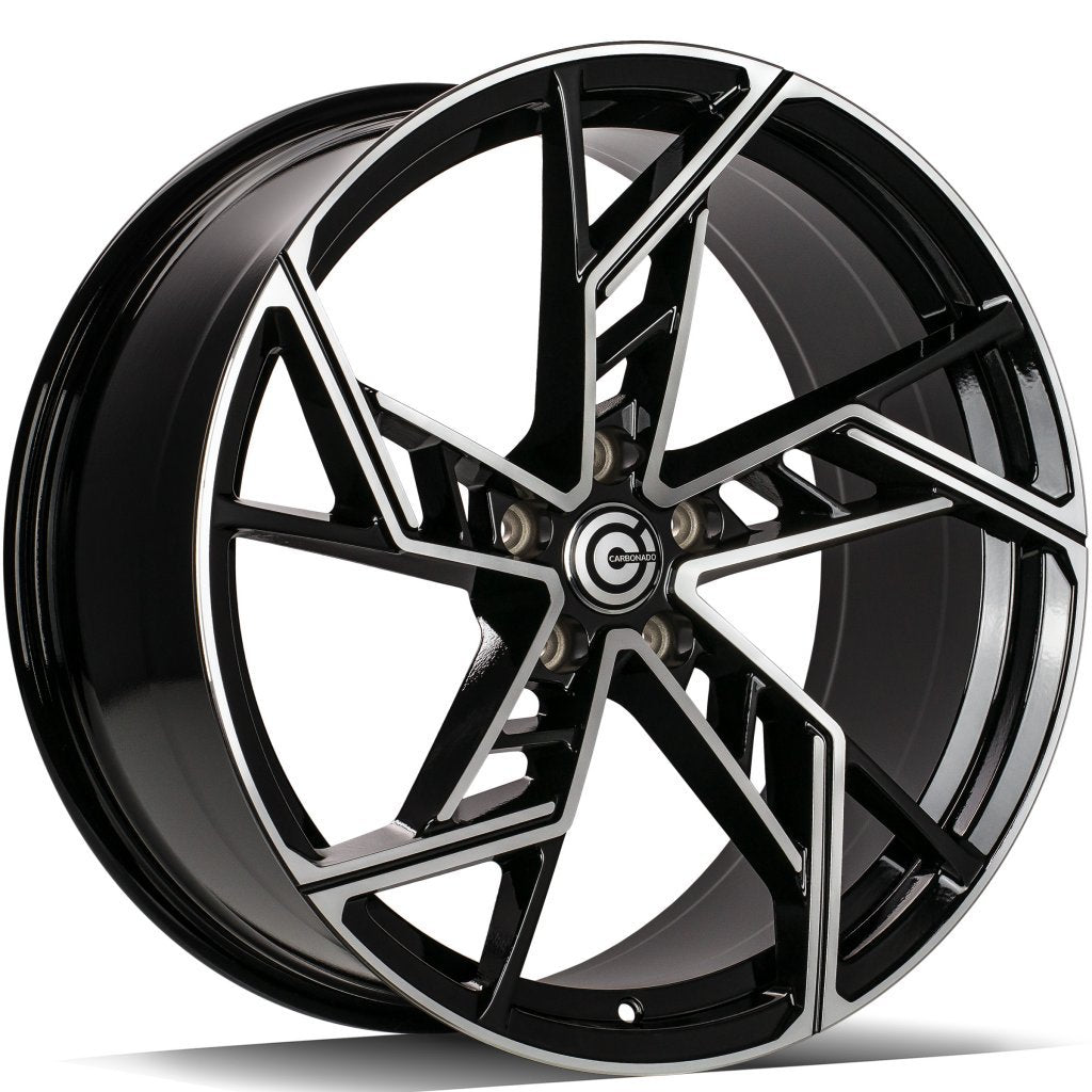 Janta aliaj Carbonado EVIL 10x22 5x112 et20  Black Front Polished