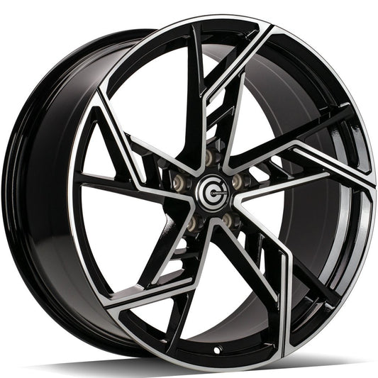 Janta aliaj Carbonado EVIL 10x22 5x112 et20  Black Front Polished