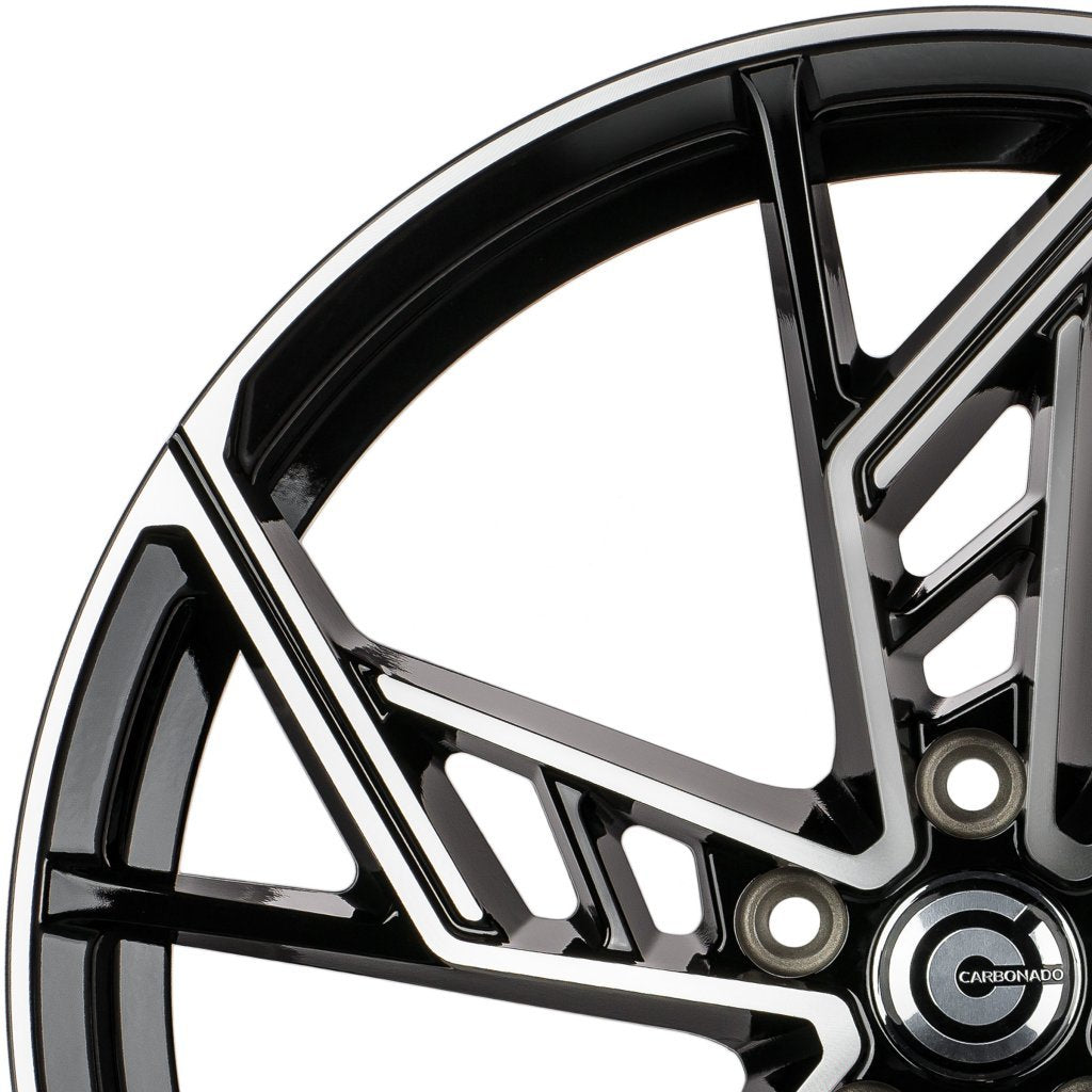 Janta aliaj Carbonado EVIL 10x22 5x112 et20  Black Front Polished
