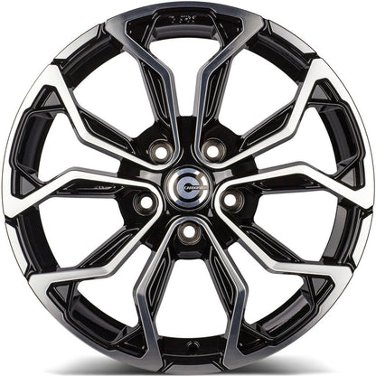 Janta aliaj Carbonado EXPLODE 6.5x15 4x100 et35  Black Front Polished