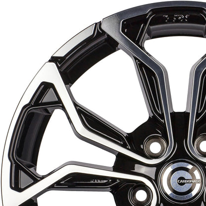 Janta aliaj Carbonado EXPLODE 6.5x15 4x100 et35  Black Front Polished