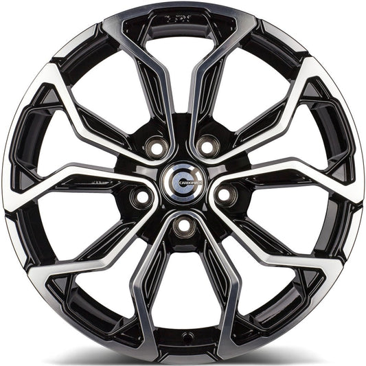 Janta aliaj Carbonado EXPLODE 7x17 5x114.3 et40  Black Front Polished
